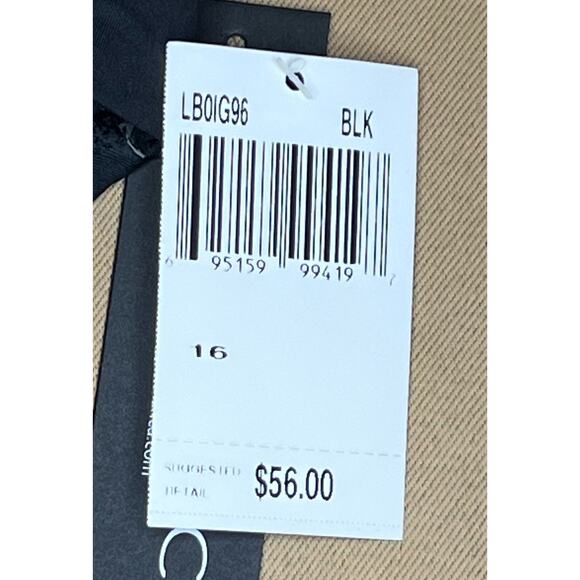 La Blanca Island Goddess Hipster Bikini Bottom 16 Black NWT - Picture 4 of 5